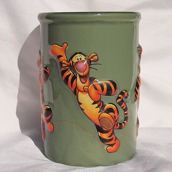 Disney Tigger Winnie the Pooh Large 3D Mug Green - Picture 2 of 7